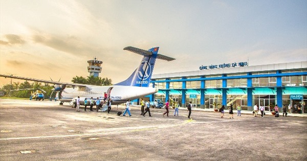 Sân bay Cà Mau là điểm khởi hành của hành khách