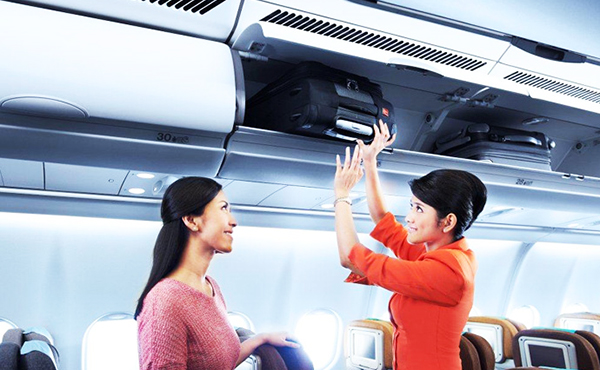Du khách cần tuân thủ nghiêm ngặt quy định hành lý xách tay của từng hãng bay cụ thể