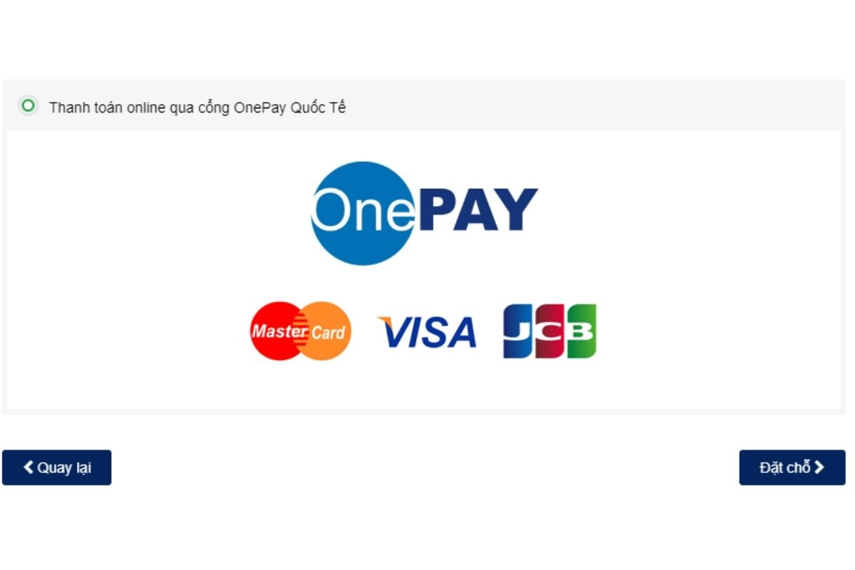 Thanh toán online qua cổng onepay quốc tế