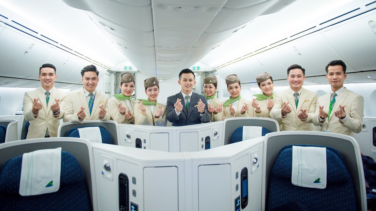 Hãng hàng không Bamboo Airways chất lượng cao