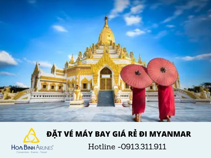 HoaBinh Airlines - đại lý vé máy bay giá rẻ đi Myanmar