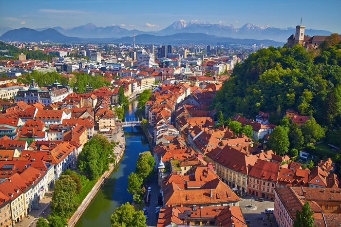 Ljunljana là thủ đô của Slovenia