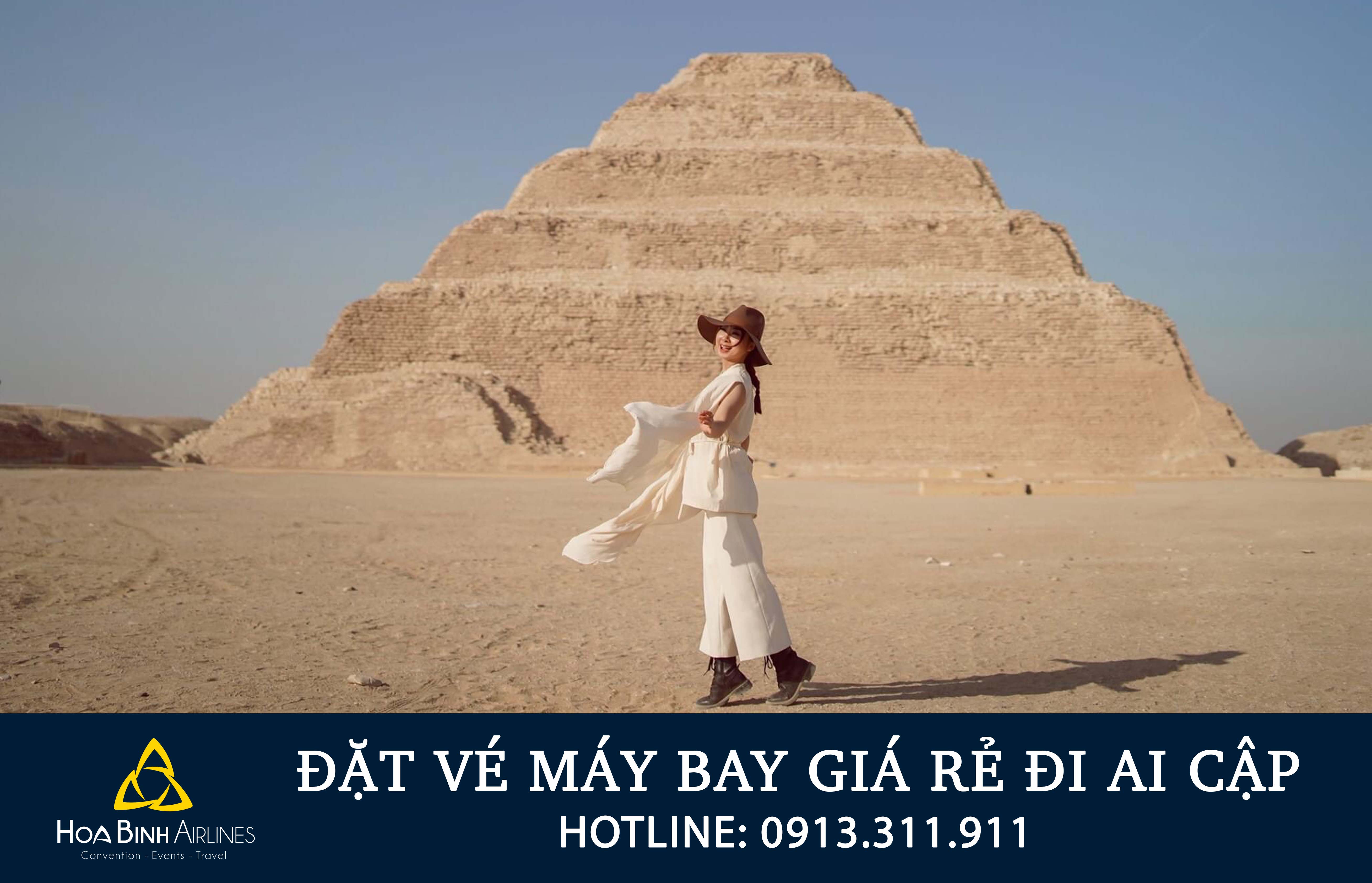 Check-in mỏi tay với mọi góc kim tự tháp Ai Cập