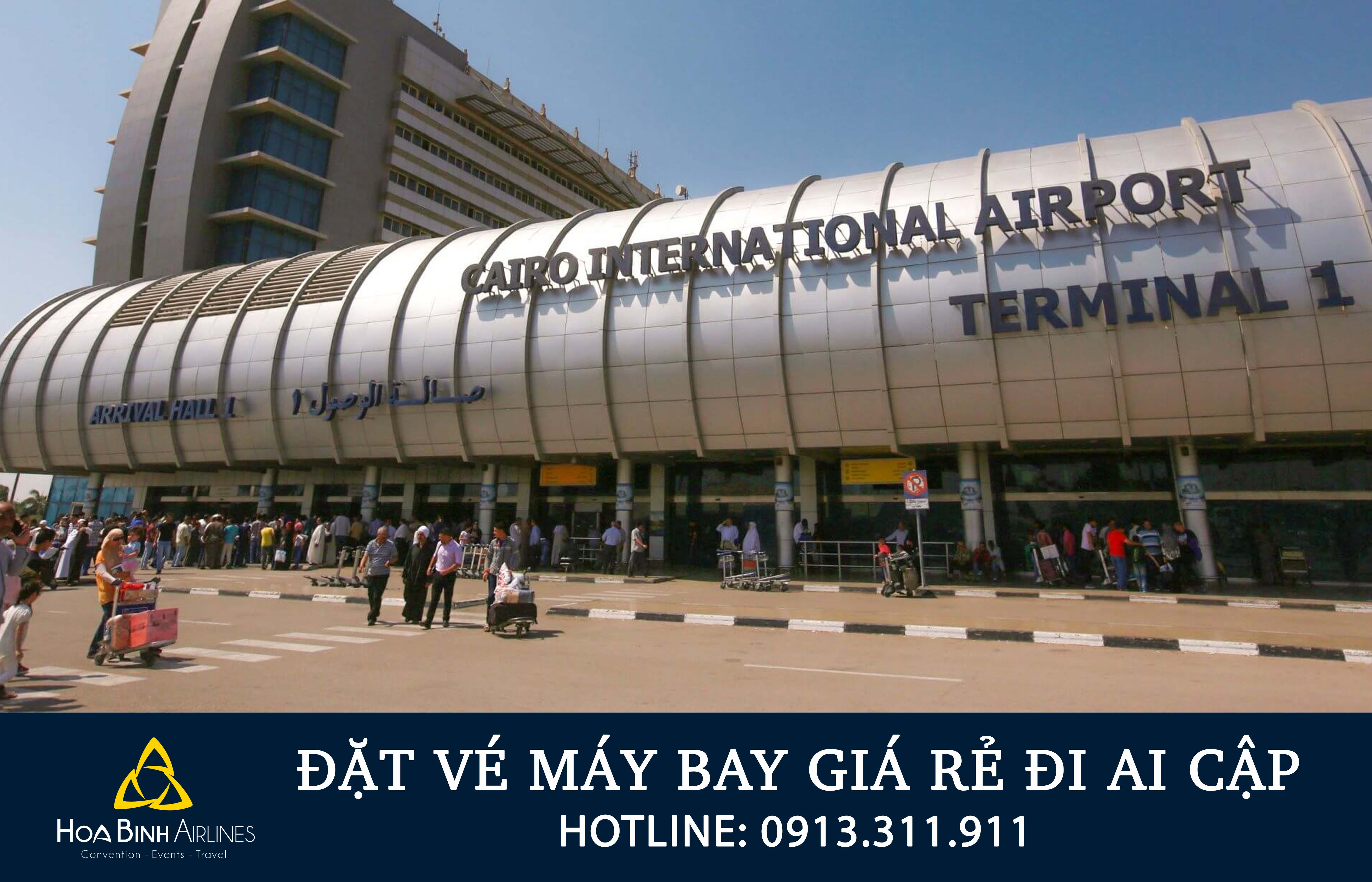 Sân bay quốc tế Cairo là 1 trong 5 sân bay quốc tế lớn nhất tại Ai Cập