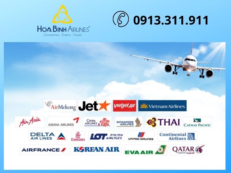 HoaBinh Airlines là đại lý vé máy bay giá rẻ uy tín