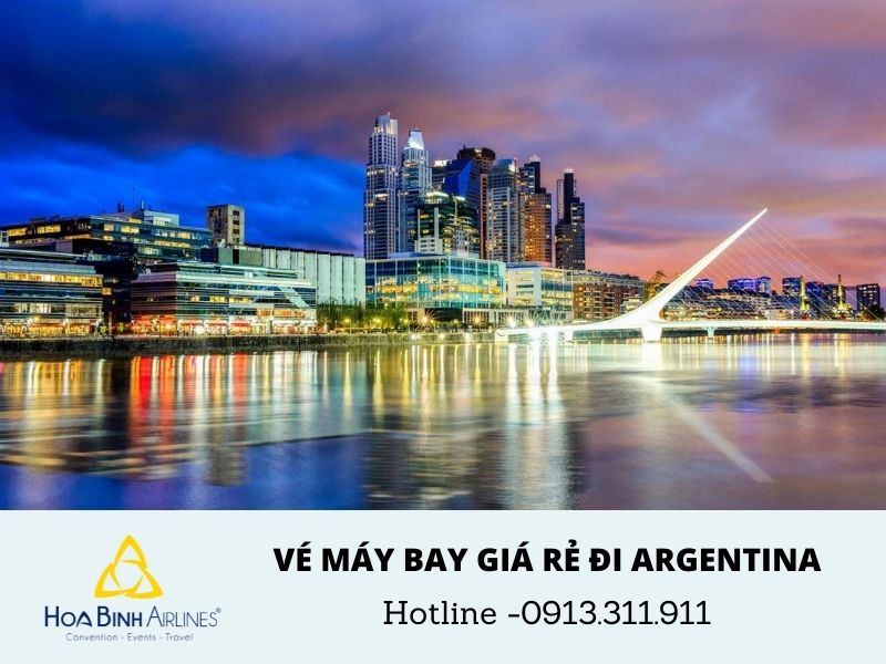 Đặt vé máy bay giá rẻ đi Argentina với HoaBinh Airlines