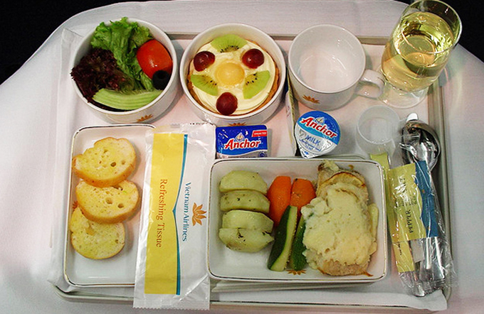 Suất ăn chay dành cho hành khách có nhu cầu