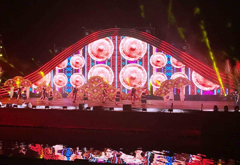 Sân khấu của lễ hội Di sản Quảng Nam hàng năm