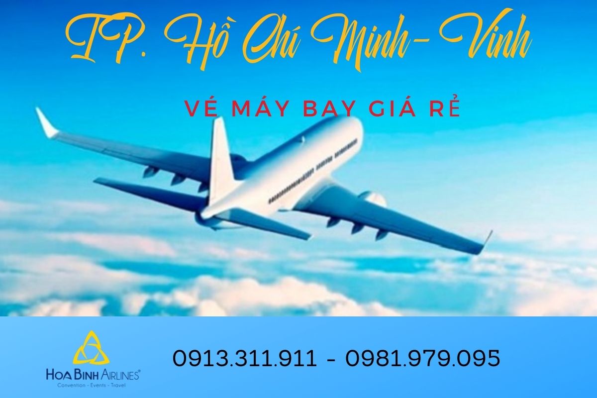 HoaBinh Airlines cung cấp dịch vụ đặt vé máy bay TP.HCM đi Vinh giá rẻ