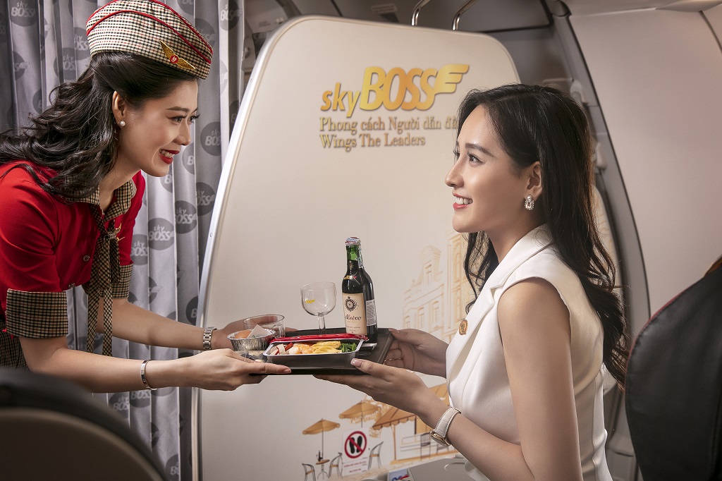 Hạng Skyboss của Vietjet Air đem đến cho hành khách nhiều quyền lợi đặc biệt