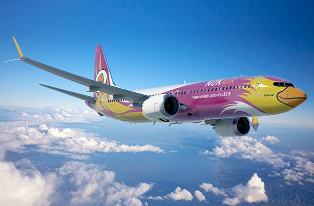 Hàng Nok Air khai thác chuyến bay từ Sài Gòn đi Thái Lan hạ cánh tại sân bay DongMueng