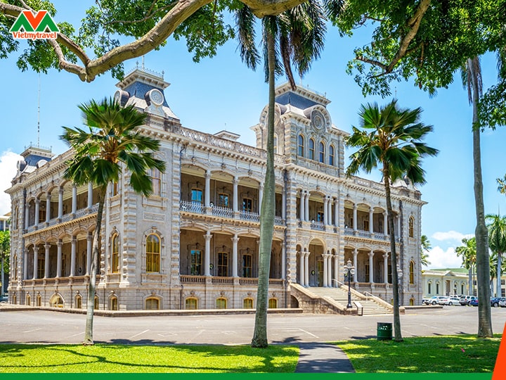 Lolani là cung điện Hoàng Gia duy nhất của Hawaii