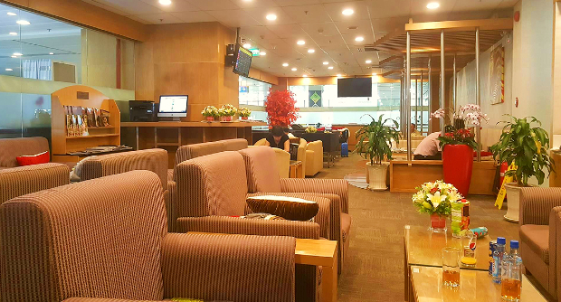 Phòng chờ hạng thương gia Vietjet có thiết kế sang trọng và được đầu tư đầy đủ các trang bị tiện nghi