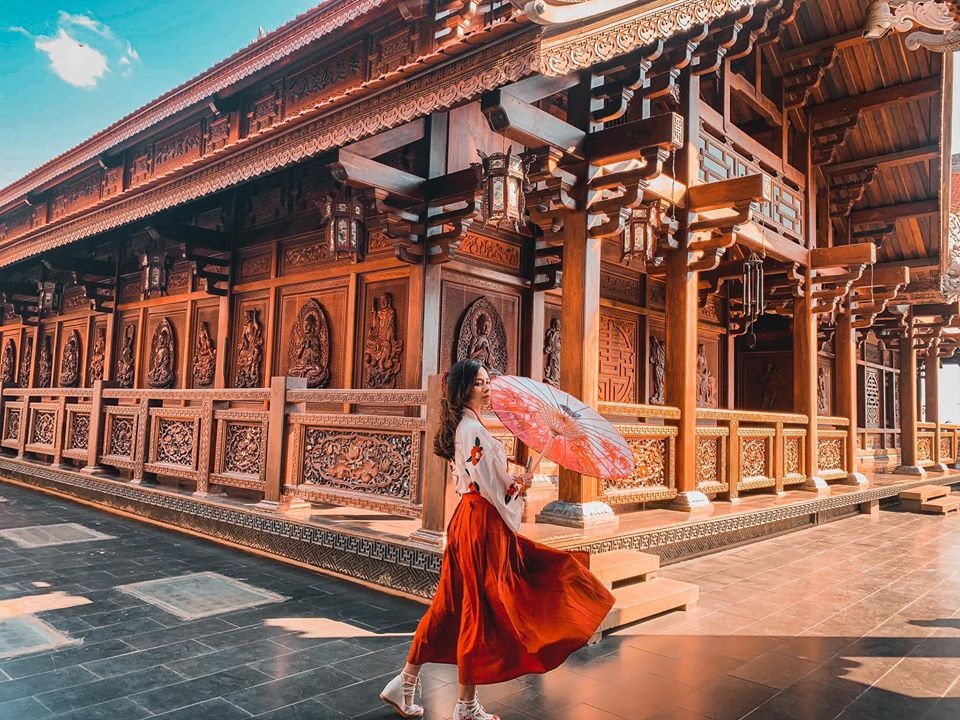 Chùa Khải Đoan được xây dựng năm 1951 