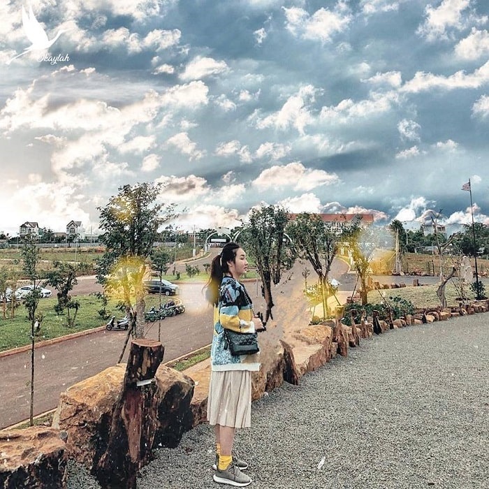 Làng Cà Phê Trung Nguyên có không gian ấn tượng để làm background chụp hình xịn sò