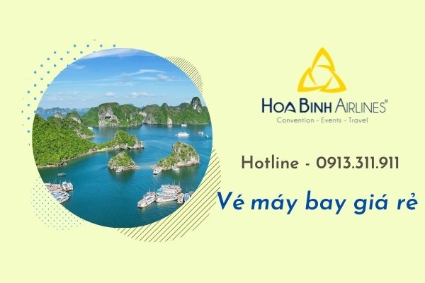 HoaBinh Airlines cung cấp vé máy may giá rẻ đi Hạ Long