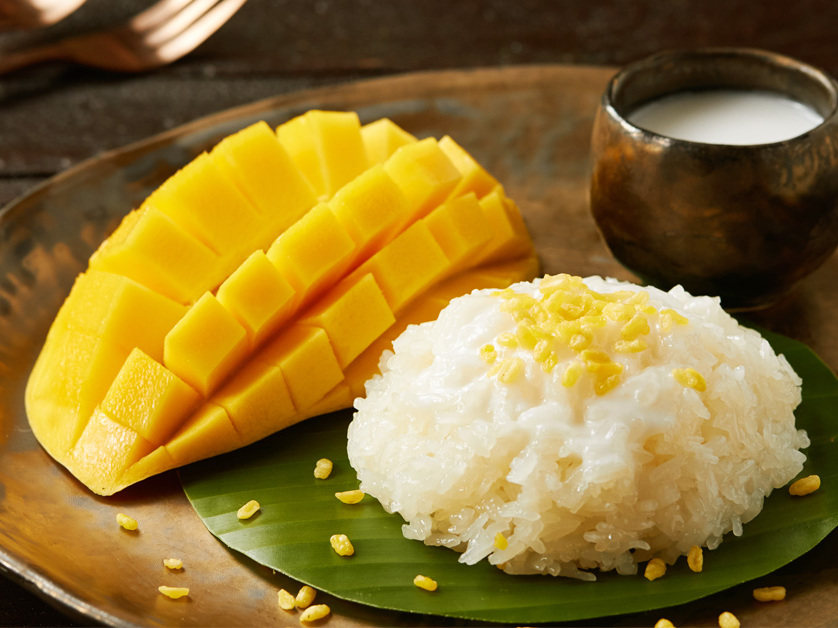 Xôi xoài là một trong những món ăn khá phổ biến tại Thái Lan.