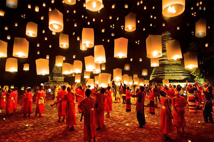 Sukhothai là địa điểm tham gia Loy Krathong lý tưởng nhất dành cho bạn