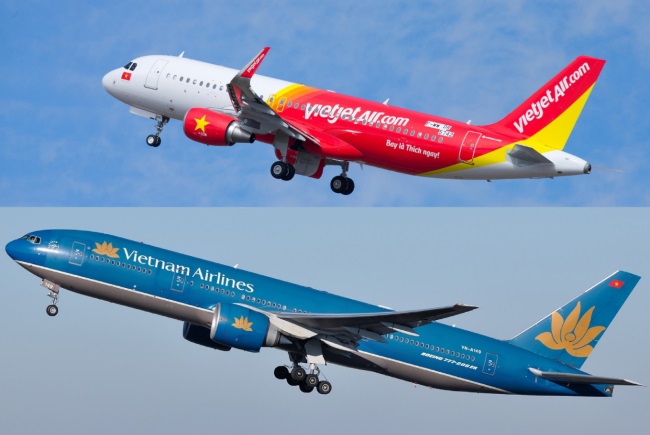 Các chuyến bay thương mại giữa Việt Nam và Hàn Quốc được khai thác trở lại bởi Vietnam Airlines và Vietjet Air