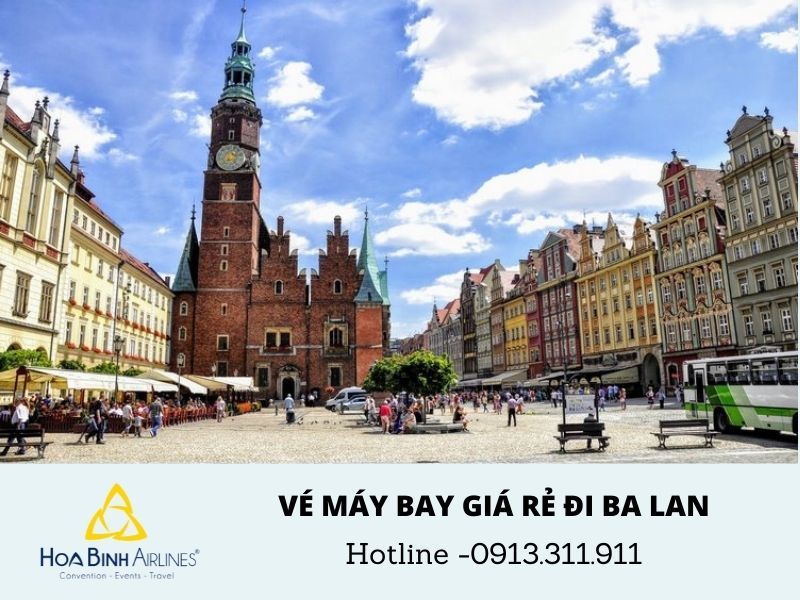 Vé máy bay giá rẻ đi Ba Lan với HoaBinh Airlines