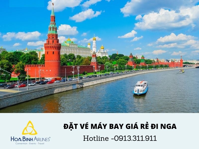 Đặt vé máy bay giá rẻ đi Nga với HoaBinh Airlines