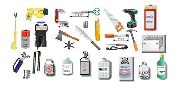 Những món đồ bị cấm mang lên máy bay