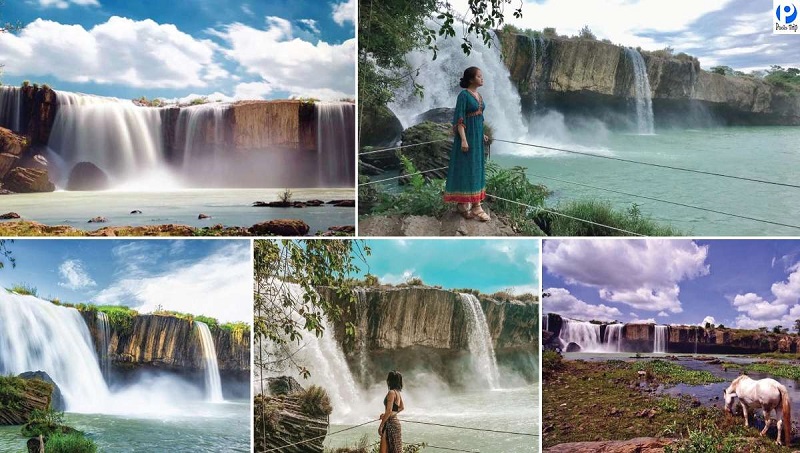 Các cụm thác nổi tiếng tại Serepok: Dray Sap, Dray Nur, Gia Long