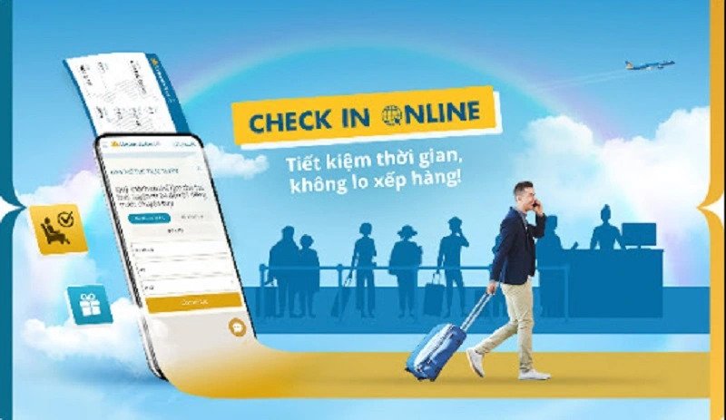 Check in online hay còn gọi là làm thủ tục lên máy bay trực tuyến