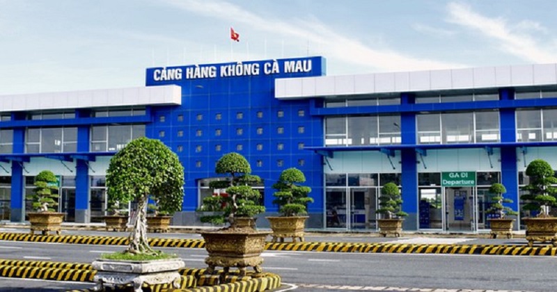 Sân bay Cà Mau với tổng diện tích lên đến 2.233m2