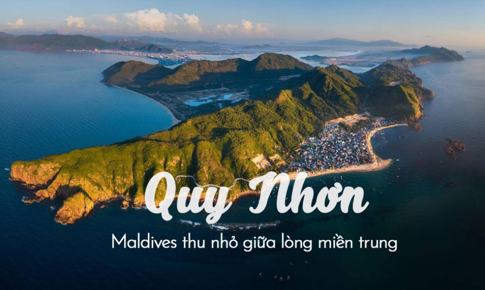 Quy nhơn với vẻ đẹp thiên nhiên hoang sơ nhìn từ trên cao