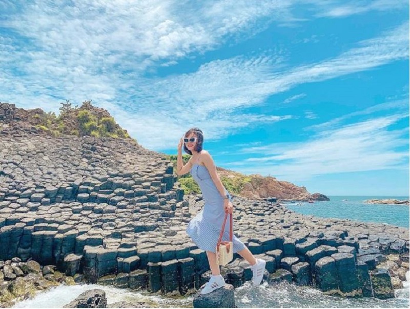 Hình ảnh du khách đang check-in tại Tuy Hòa